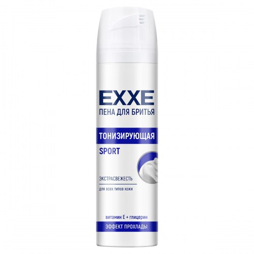 EXXE Пена для бритья SPORT Тонизирующая, 200 мл